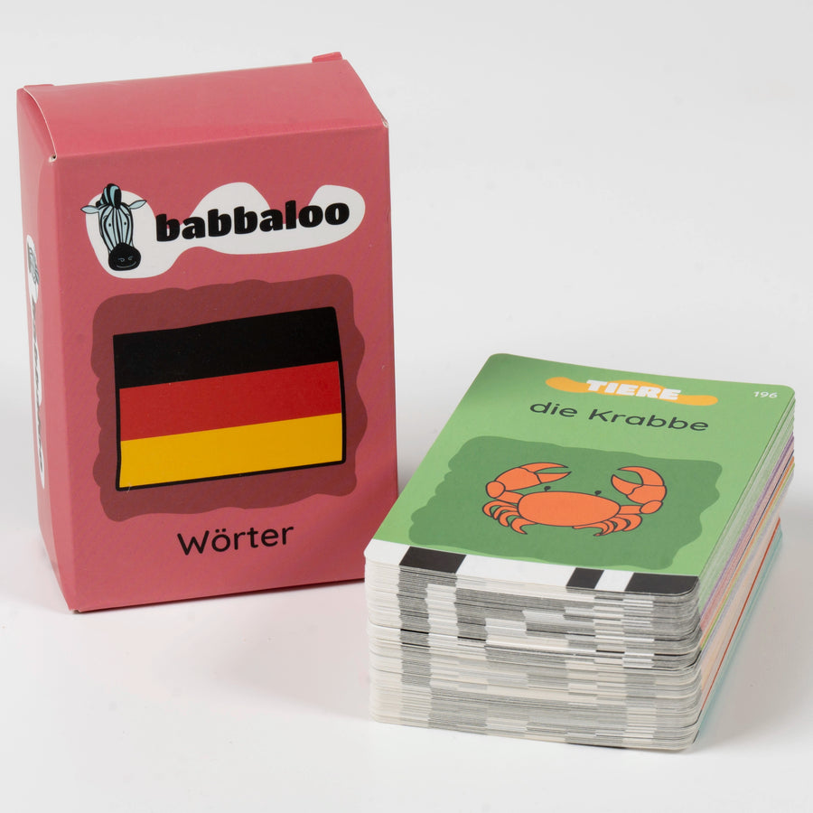 Babbaloo flitskaarten Duits