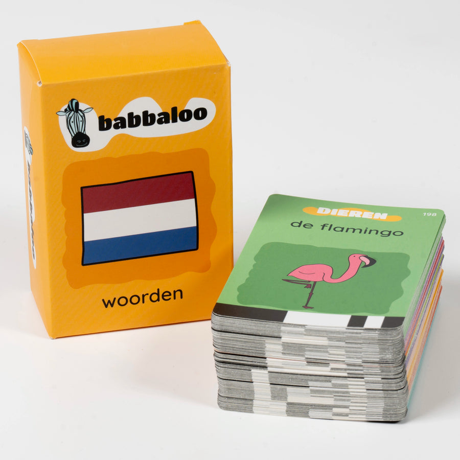 Babbaloo woordentrainer met 5 talen
